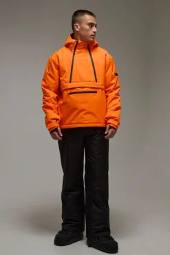Veste Homme Active Ski Imperméable Doublée Polaire Demi-Zip