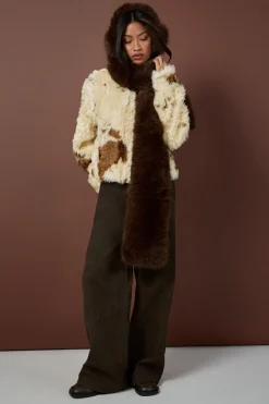 boohoo Veste à imprimé vache en synthétique<Femme Vestes & Manteaux