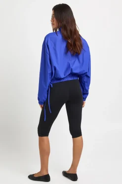 boohoo Veste Légère Col Cheminée Avec Liens Latéraux<Femme Vestes & Manteaux