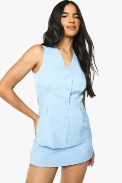 boohoo Veste longue cintrée sur mesure<Femme Tailleurs|Tops