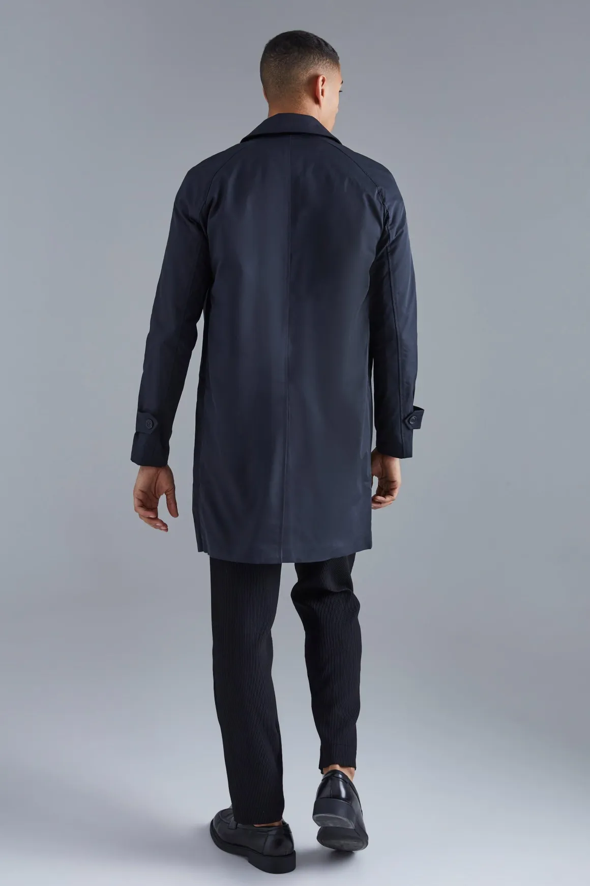 Veste Mac en poly-twill à simple boutonnage