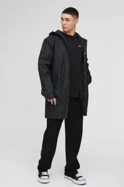 Veste Mac Longue Coupe Regular Résistante aux Intempéries