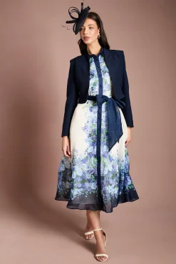 Veste À Manches Longues Avec Nœud Au Dos