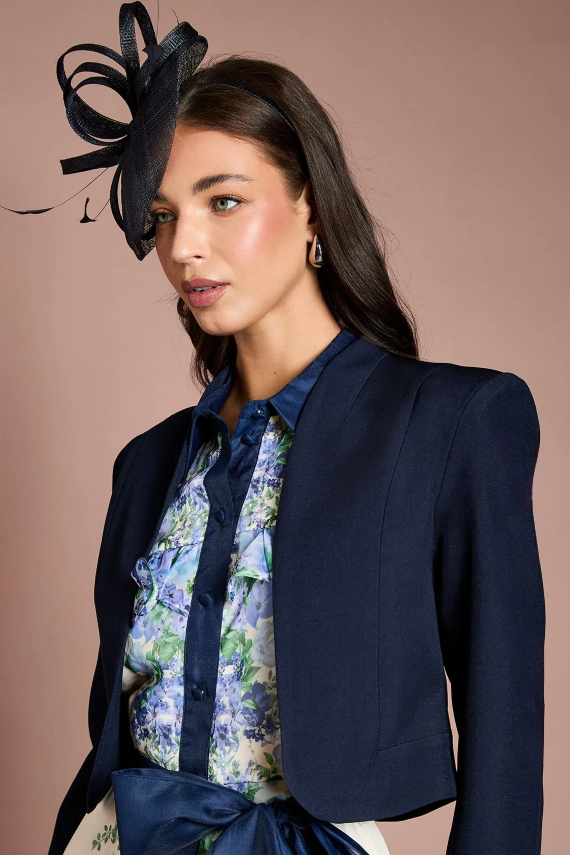 Veste À Manches Longues Avec Nœud Au Dos