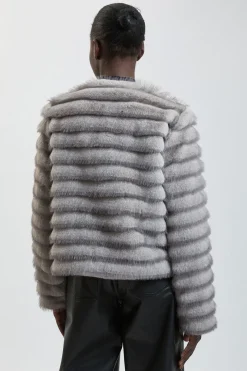 Veste À Manches Longues En Synthétique À Panneaux