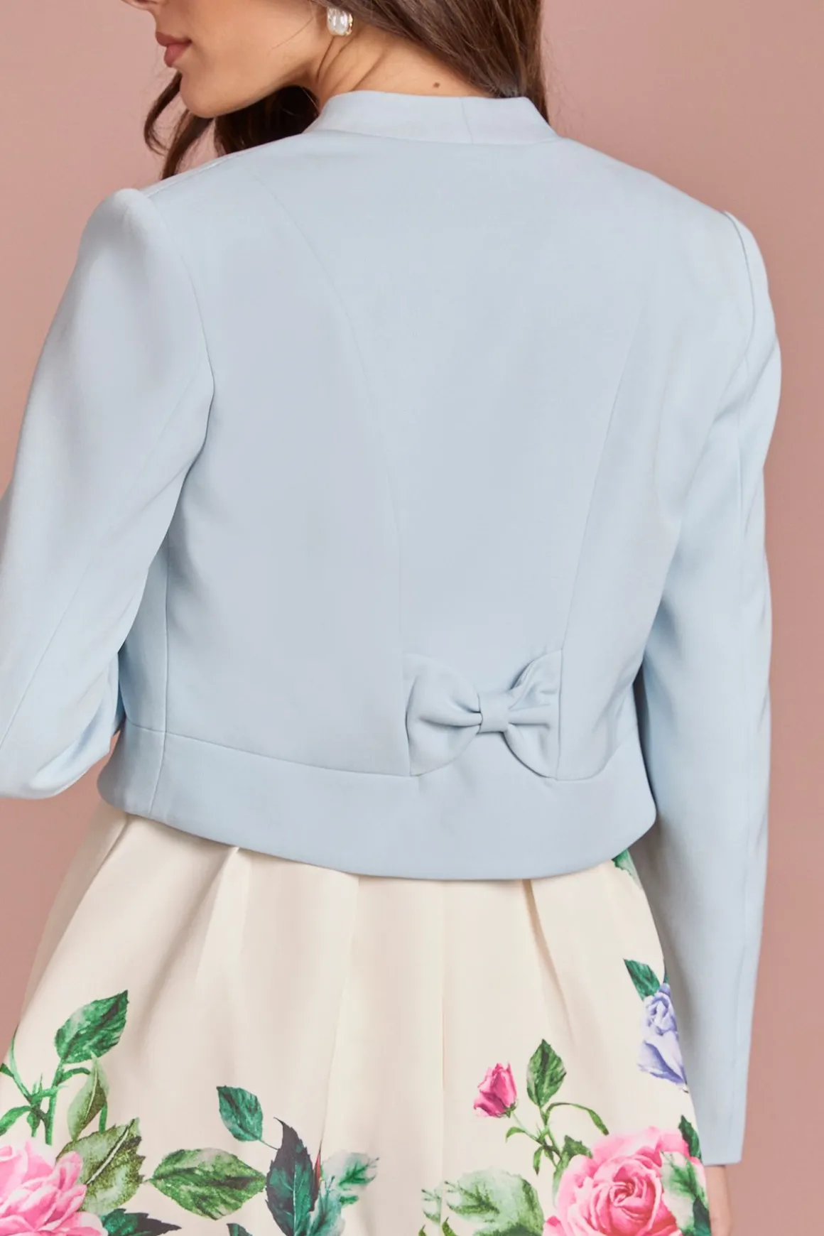 Veste Manches Longues à Nœud Dos