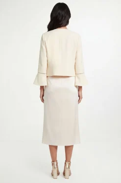 Wallis Veste À Manches Évasées En Tissu Tissé<Femme Vestes & Manteaux