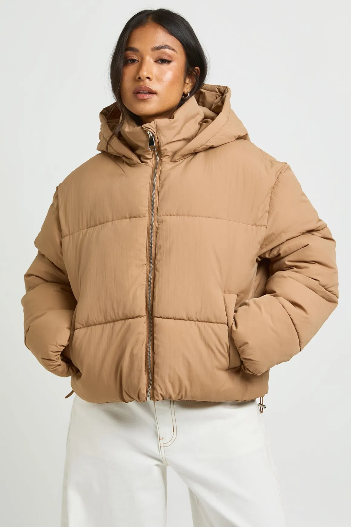 Veste Matelassée À Casynthétiqueche Petite