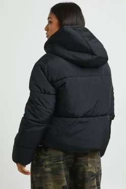 boohoo Veste Matelassée À Casynthétiqueche Petite<Femme Doudounes|Vestes & Manteaux