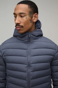 Veste Matelassée À Casynthétiqueche Coupe Regular Avec Fermeture Zippée