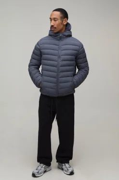 Veste Matelassée À Casynthétiqueche Coupe Regular Avec Fermeture Zippée