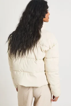 Veste Matelassée à Col Montant