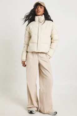 Veste Matelassée à Col Montant
