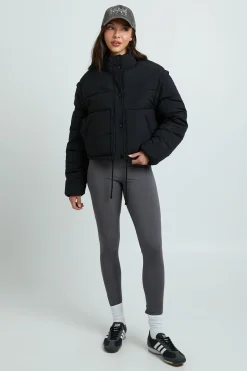 boohoo Veste Matelassée À Col Montant<Femme Doudounes|Vestes & Manteaux