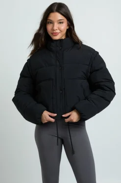 boohoo Veste Matelassée À Col Montant<Femme Doudounes|Vestes & Manteaux