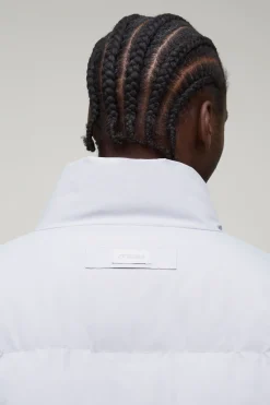 boohooMAN Veste Matelassée Doudoune Col Montant Coupe Ample Mi-saison Tall Man<Homme Tout Afficher|Vestes & Manteaux Tall