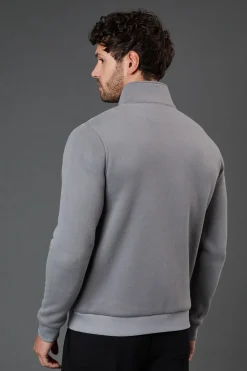 Veste Matelassée Hybride Grise