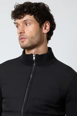 Veste Matelassée Hybride Noire