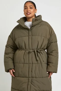 Veste matelassée à nouer à la taille Plus