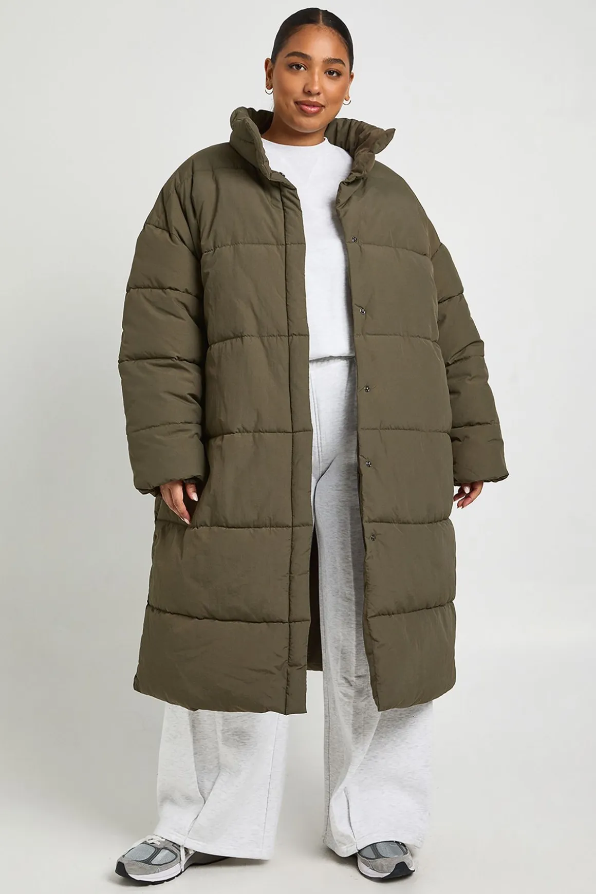 Veste matelassée à nouer à la taille Plus