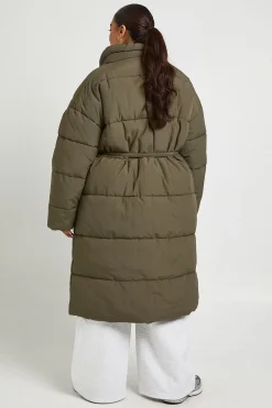 Veste matelassée à nouer à la taille Plus