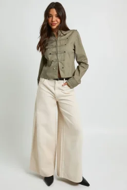 Veste Militaire En Sergé