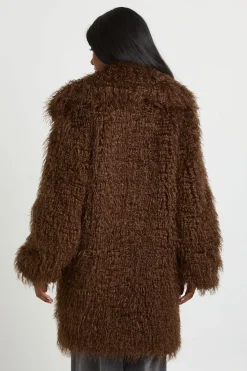 Veste Mi-longue En Synthétique Mongole
