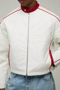 Veste Moto Ofcl En Relief Coupe Boxy