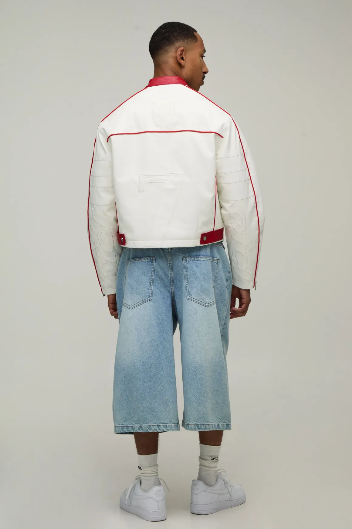 Veste Moto Ofcl En Relief Coupe Boxy