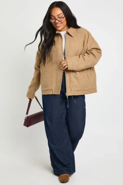 Veste oversize au look laine Plus