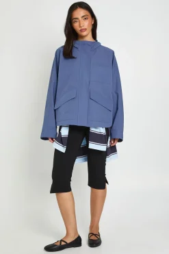 Veste Oversize À Col Montant