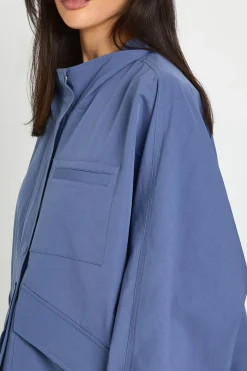 Veste Oversize À Col Montant