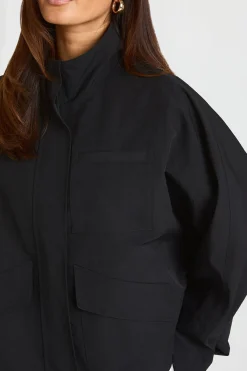 boohoo Veste Oversize À Col Montant<Femme Vestes & Manteaux