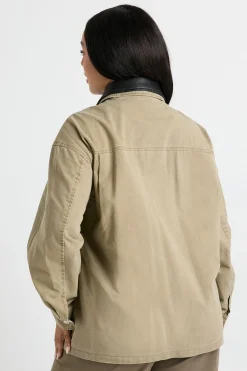 boohoo Veste oversize à col Plus<Femme Vestes & Manteaux