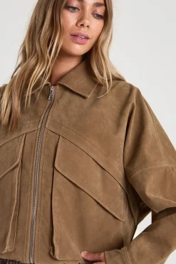 boohoo Veste oversize synthétique<Femme Vestes & Manteaux