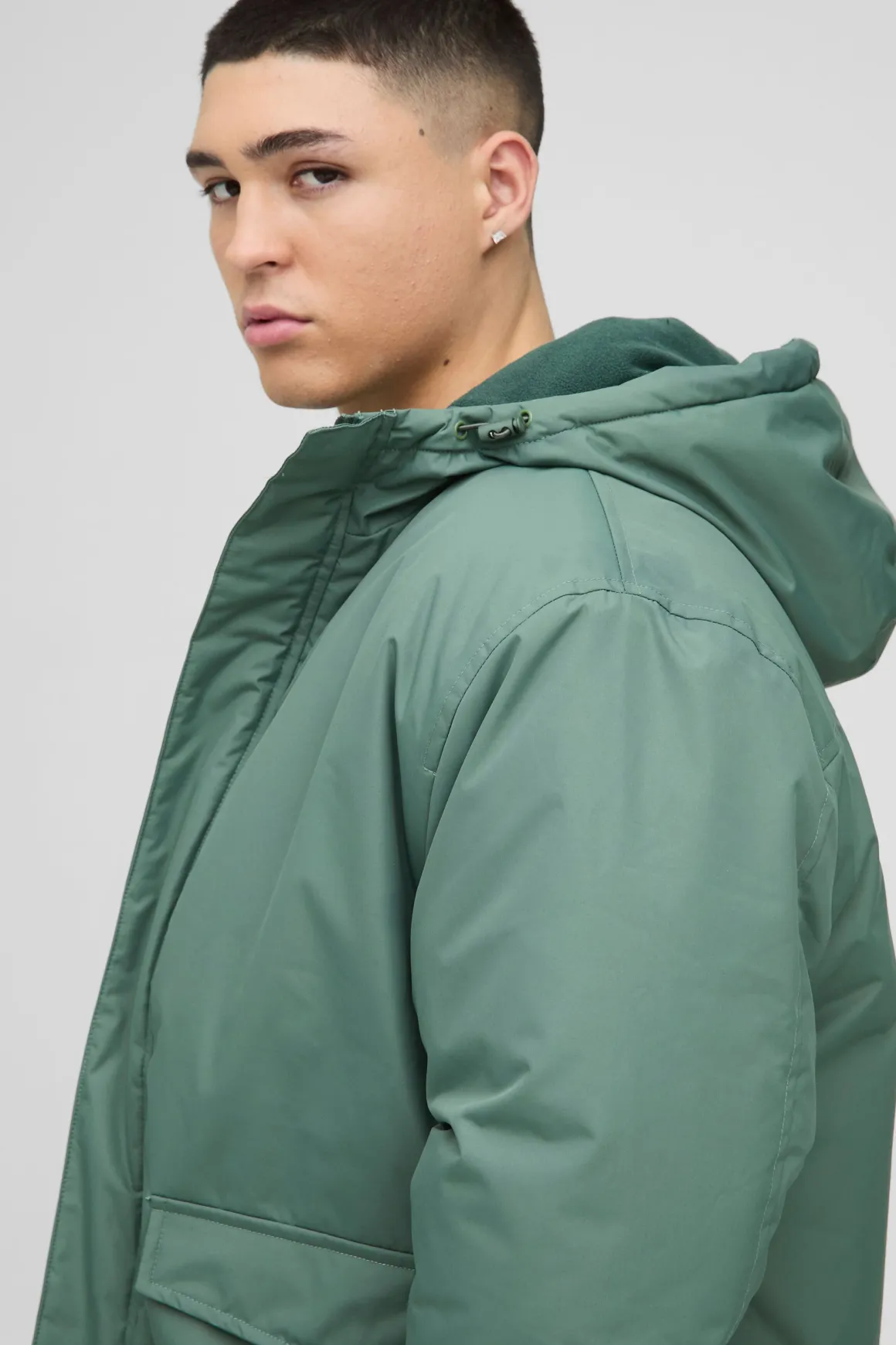 Veste parka à capuche Regular Fit