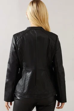 Wallis Veste Petite Noire en synthétique avec Détail Plissé<Femme Manteaux Et Vestes D’Automne|Vestes & Manteaux