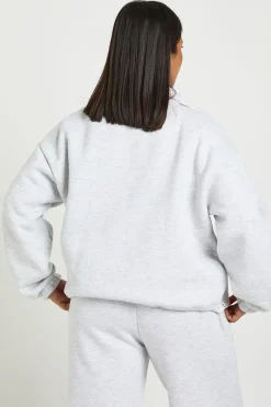 Veste Plus à col entonnoir et ourlet à attaches