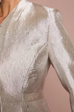 Veste Péplum En Jacquard