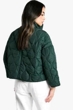 boohoo Veste rembourrée à détails matelassés<Femme Doudounes|Vestes & Manteaux