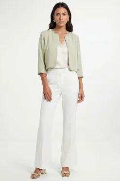 Veste Sans Col Tissée Petite