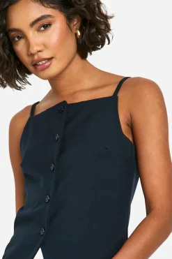 Veste à taille haute à col carré et col montant