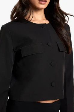 boohoo Veste Tailleur Courte Coupe Ample Pour Grandes Tailles<Femme Tailleurs|Blazers