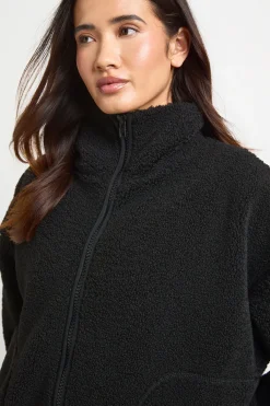 boohoo Veste Teddy À Col Cheminée<Femme Vestes & Manteaux|Manteaux Teddy