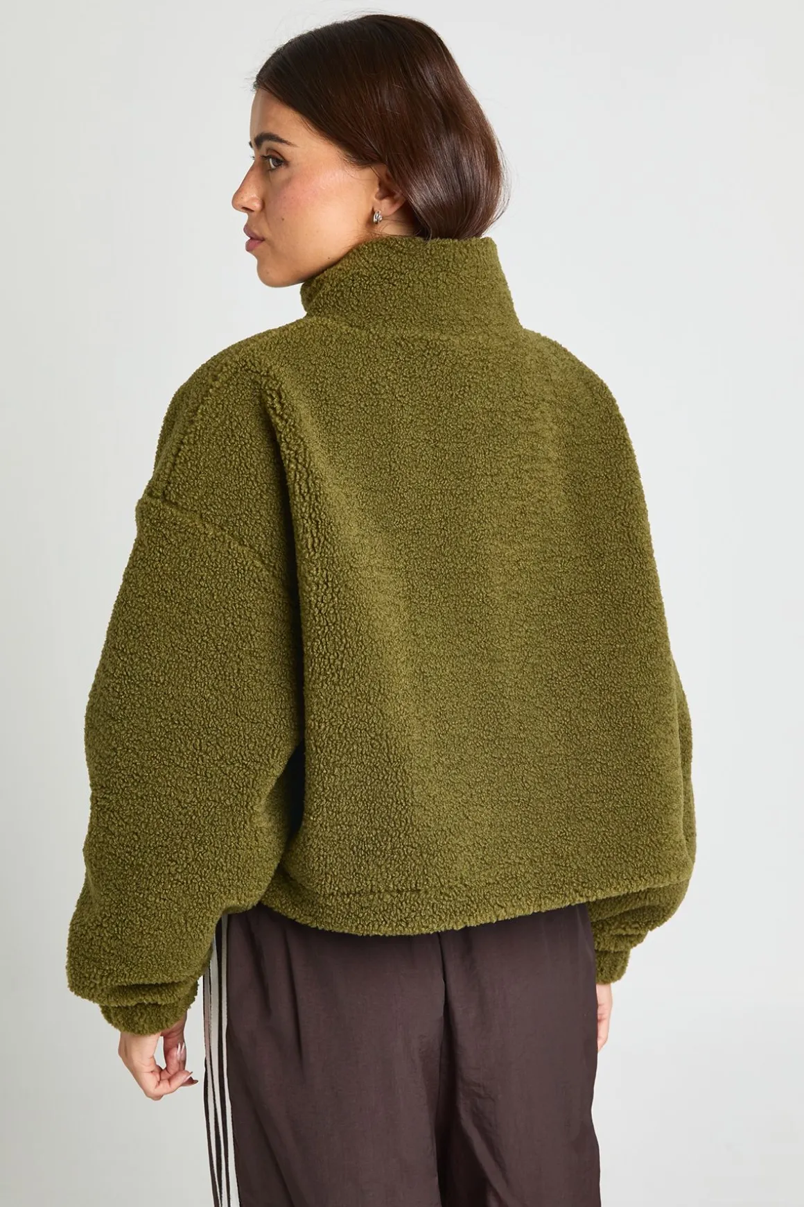 Veste Teddy À Col Montant
