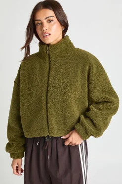 Veste Teddy À Col Montant