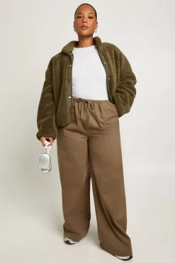 boohoo Veste Teddy en fourrure Plus<Femme Vestes & Manteaux|Manteaux Teddy