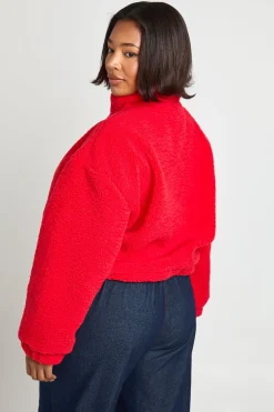 Veste Teddy zippée Plus