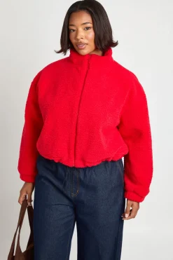 Veste Teddy zippée Plus