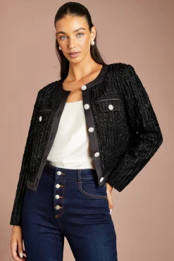 Veste Texturée Avec Détails De Boutons